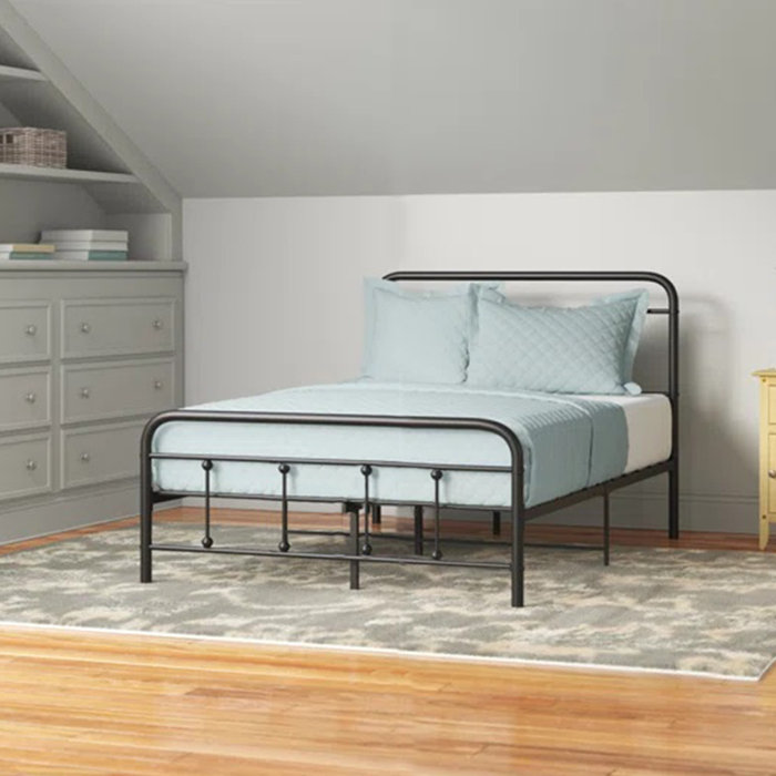 Andover Mills™ Ashburton 40" Standard Modernism Metal Bed Frame with